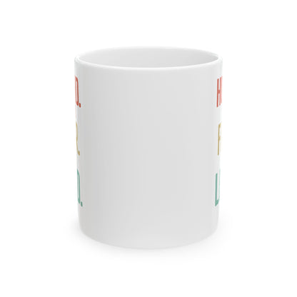Husband Father Legend White Mug, (11oz, 15oz)