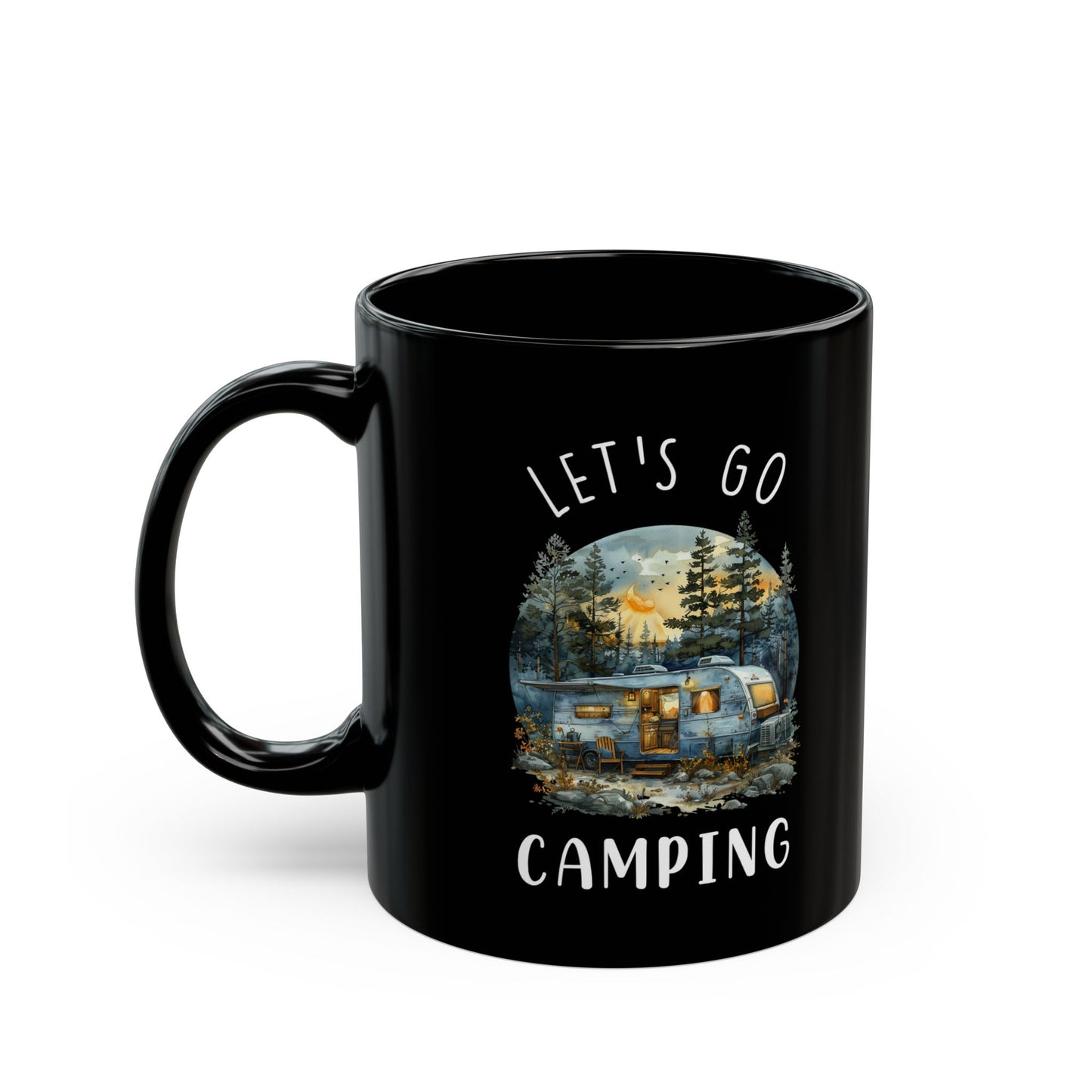 Vintage Camper Adventure Shirt Ceramic Mug, (11oz, 15oz)