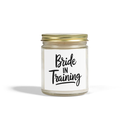 Bride In Trains Scented Candles, Coconut Apricot Wax (4oz, 9oz)