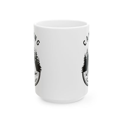 Outdoor Hiking Scene Ceramic Mug, (11oz, 15oz)