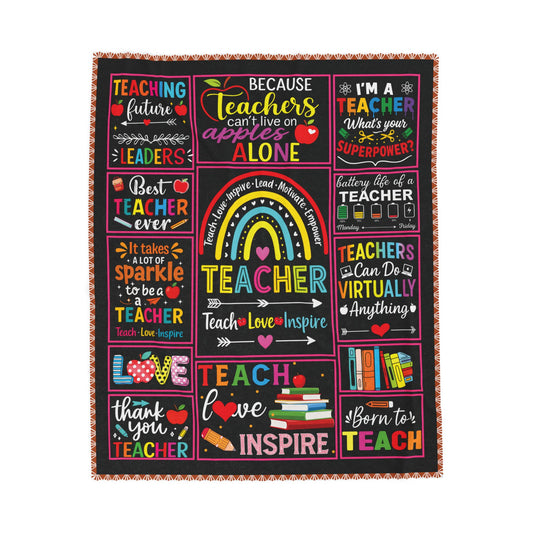 Tech Love Inspire Velveteen Plush Blanket