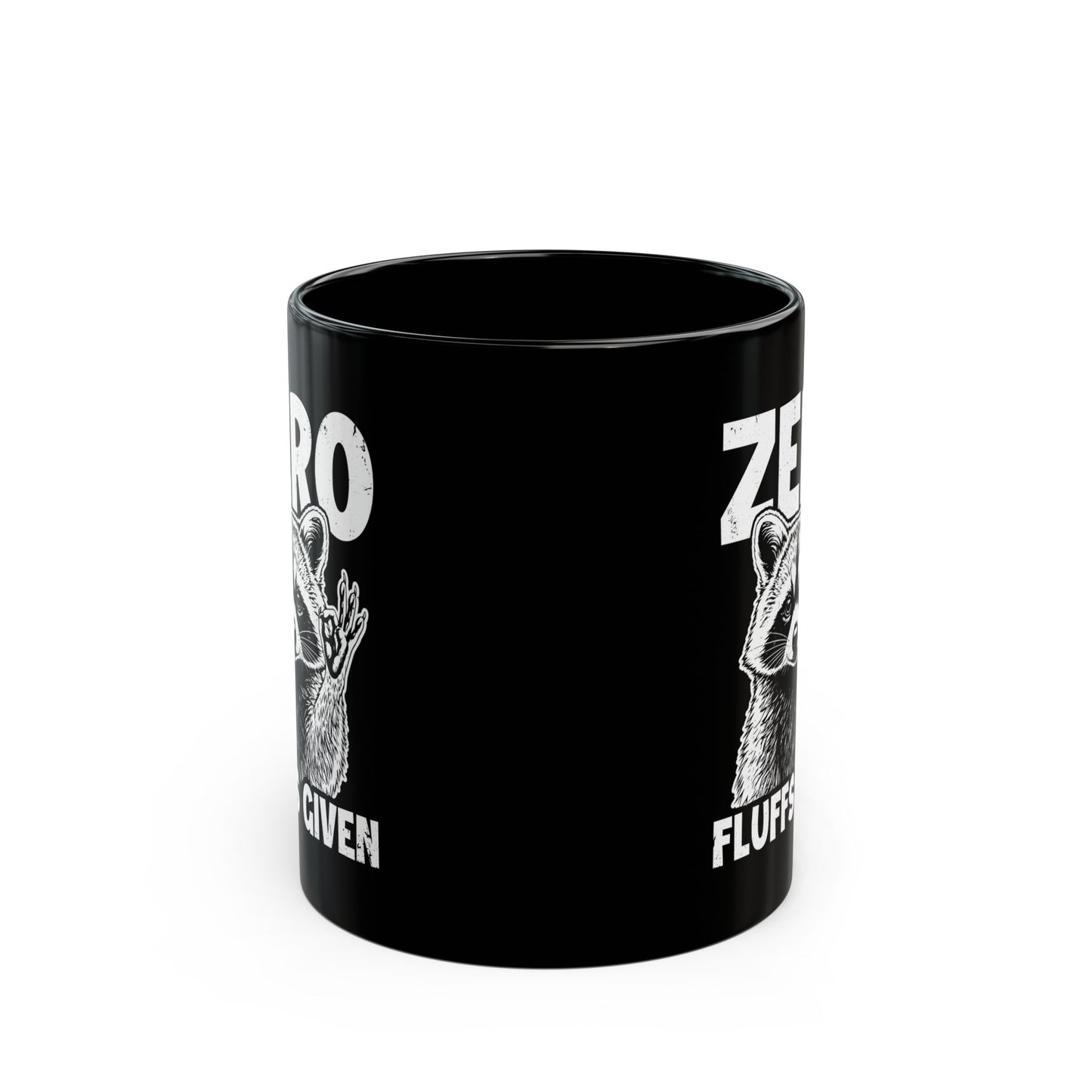 Zero Fluffs given Black Mug