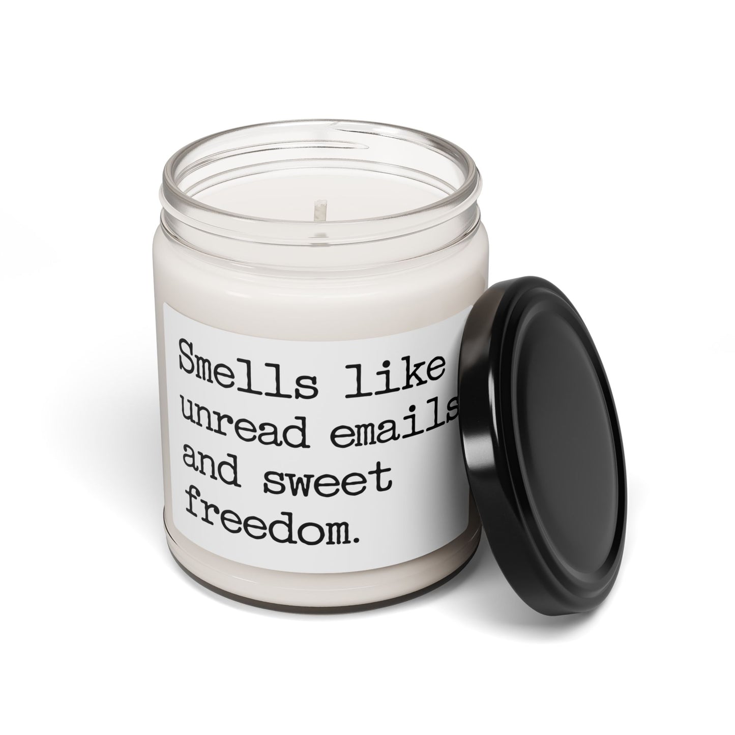 ND-T2WY-MXHR Smells Like Unread Email  And Sweet Freedom Scented Soy Candle, 9oz