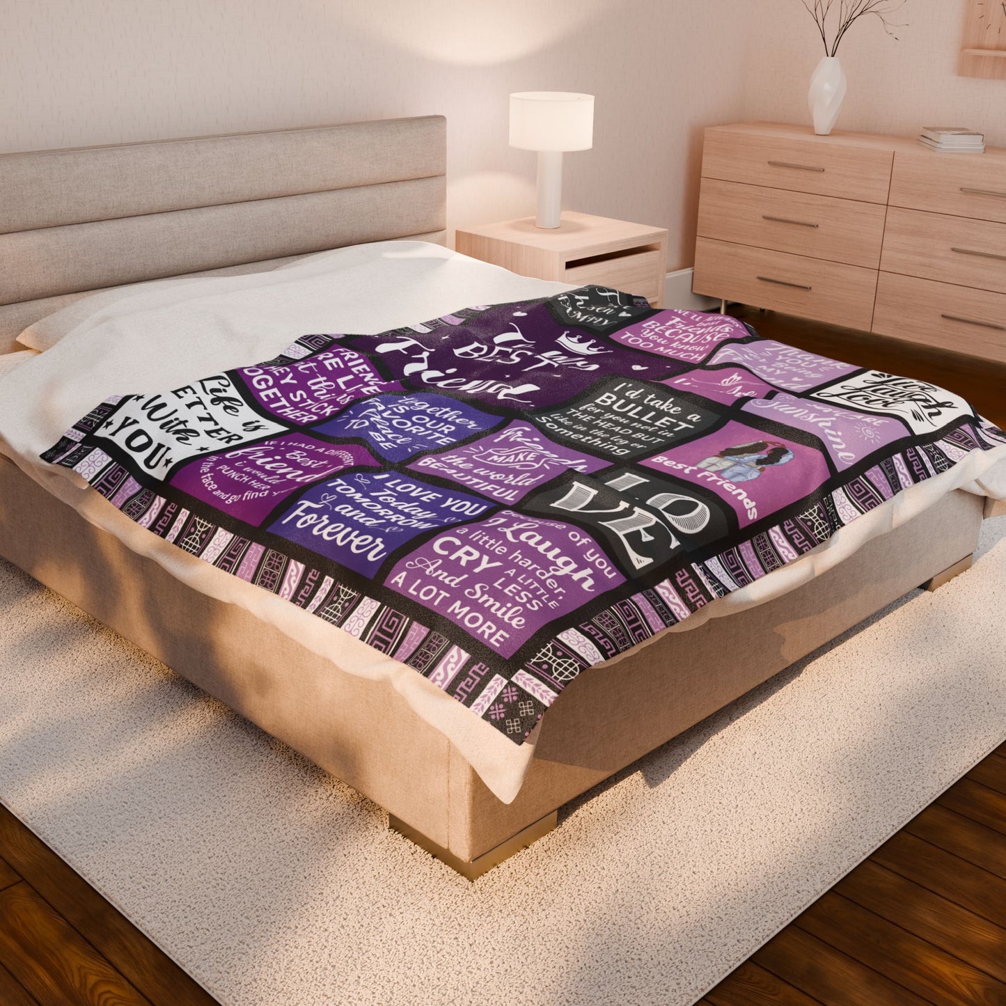 To My Best Friend Blanket