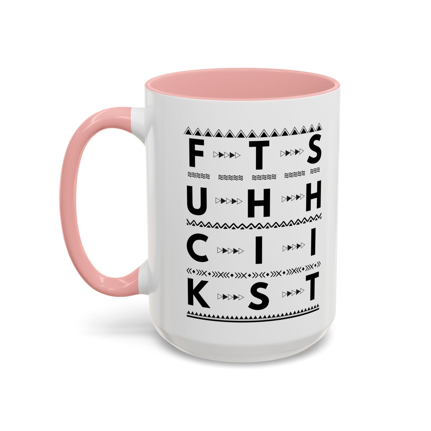 Hidden Message Coffee Mug Fuck This Shit 1 Accent Coffee Mug (11, 15oz)