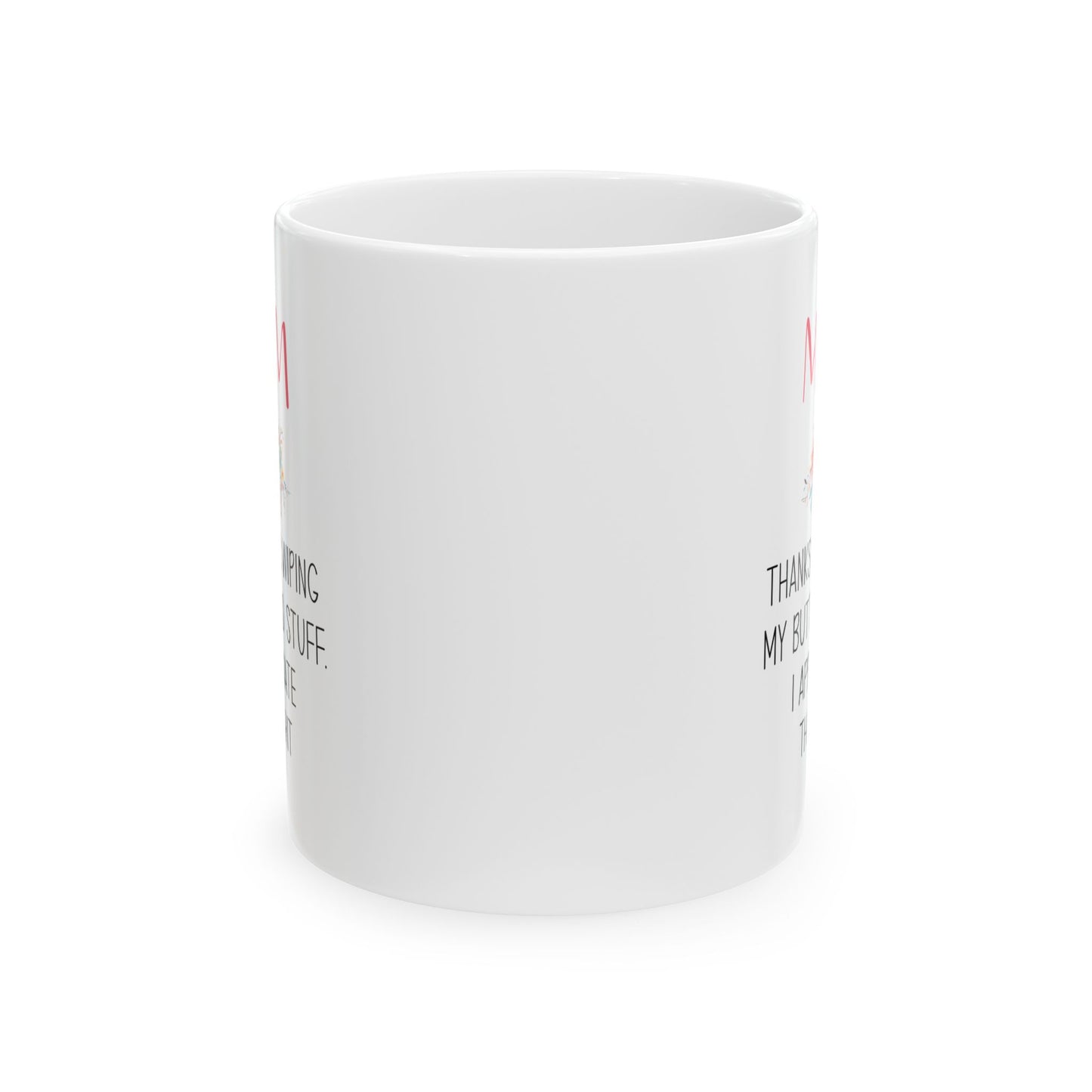 Funny Gift from Daughter to Mom – Floral Appreciation Mug
