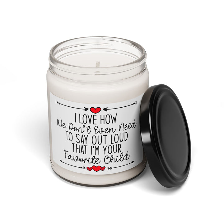 Funny Favorite Child Candle – Scented Soy Candle Gift for Mom or Dad