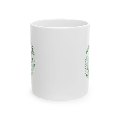 First Communion Boy White Mug – Holy Gift with Prayer Design