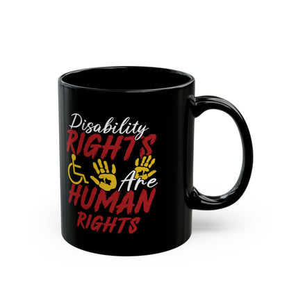 Empowering Gift for Disability Awareness, Inclusion, and Support – Black Ceramic Mug