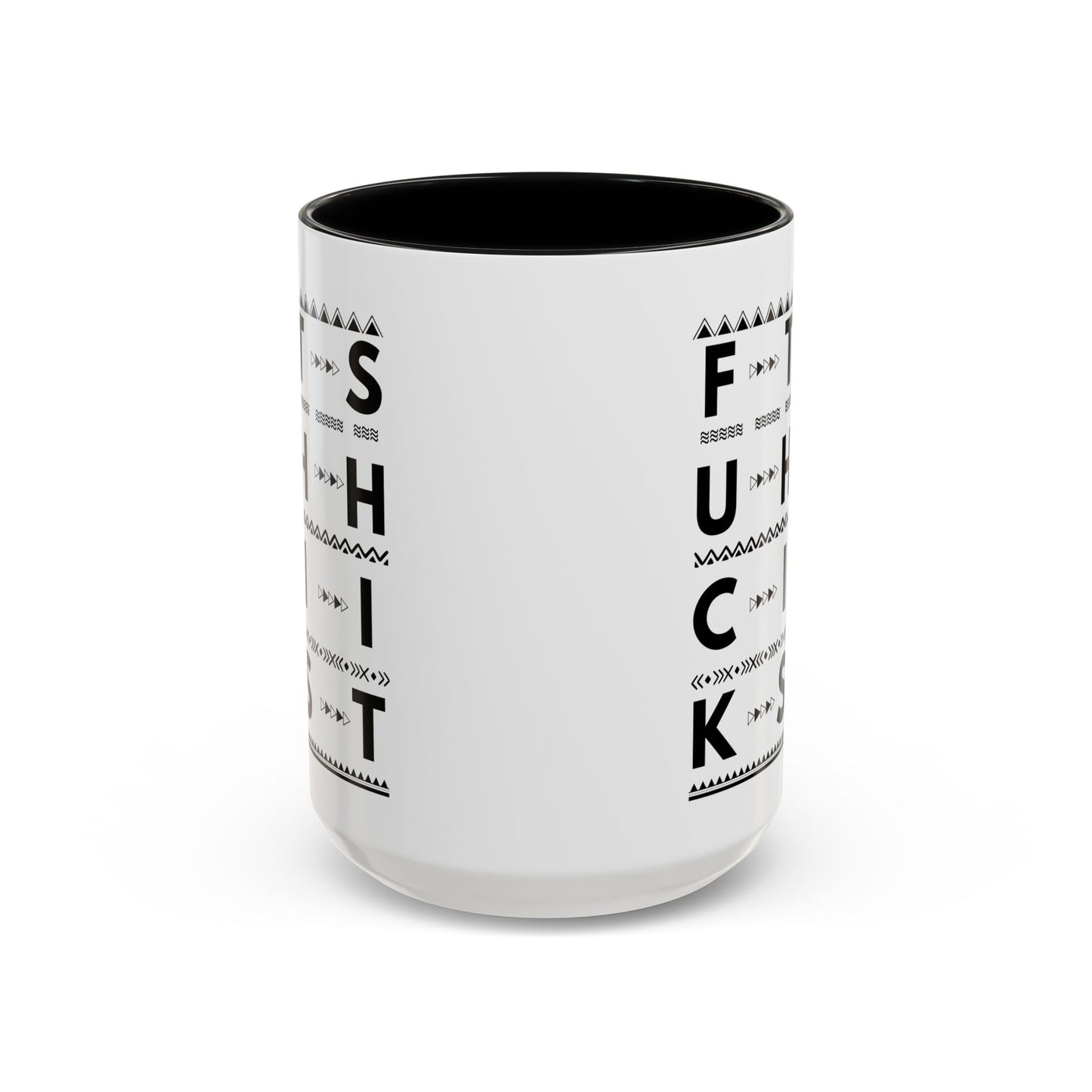 Hidden Message Coffee Mug Fuck This Shit 1 Accent Coffee Mug (11, 15oz)