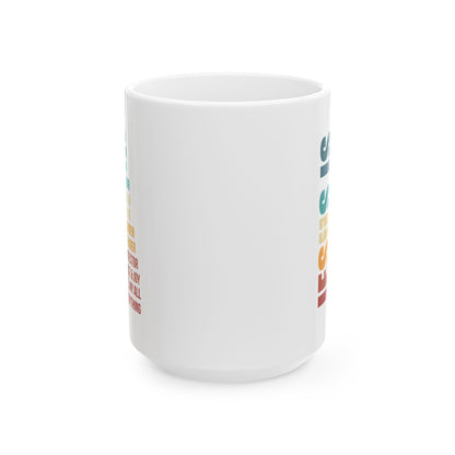 Jesus Is My Everything Mug – Christian Rainbow Typography Cup