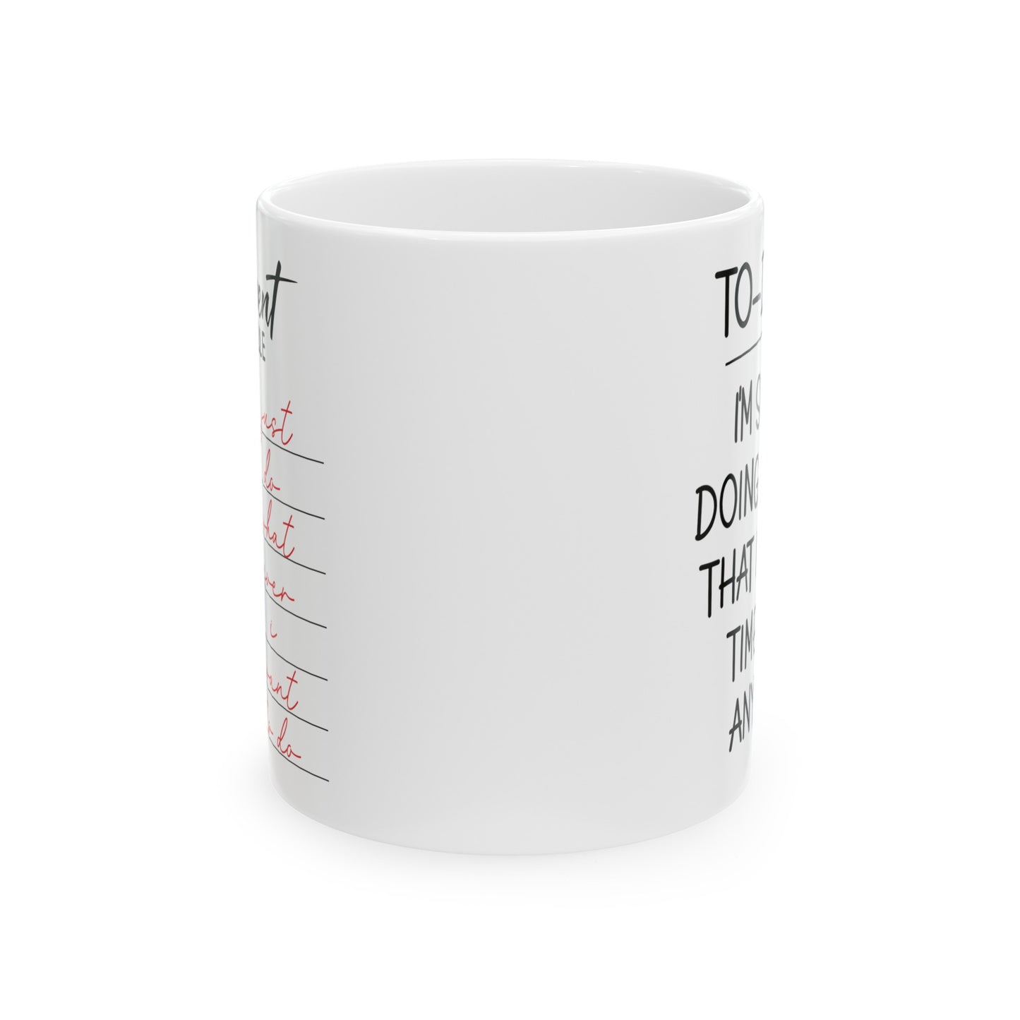 Retirement Schedule Mug – Funny Retirement Gift for Retirees and New Retirees