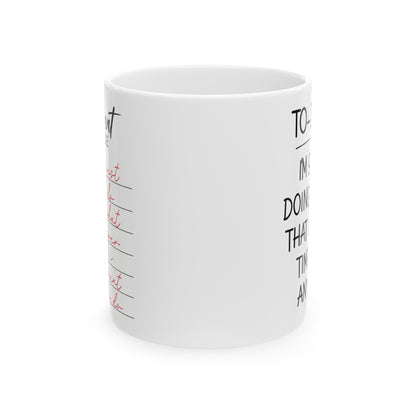 Retirement Schedule Mug – Funny Retirement Gift for Retirees and New Retirees