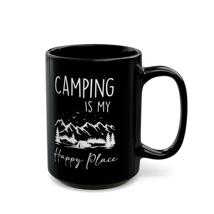 Rustic Camping Adventure Design Ceramic Mug, (11oz, 15oz)