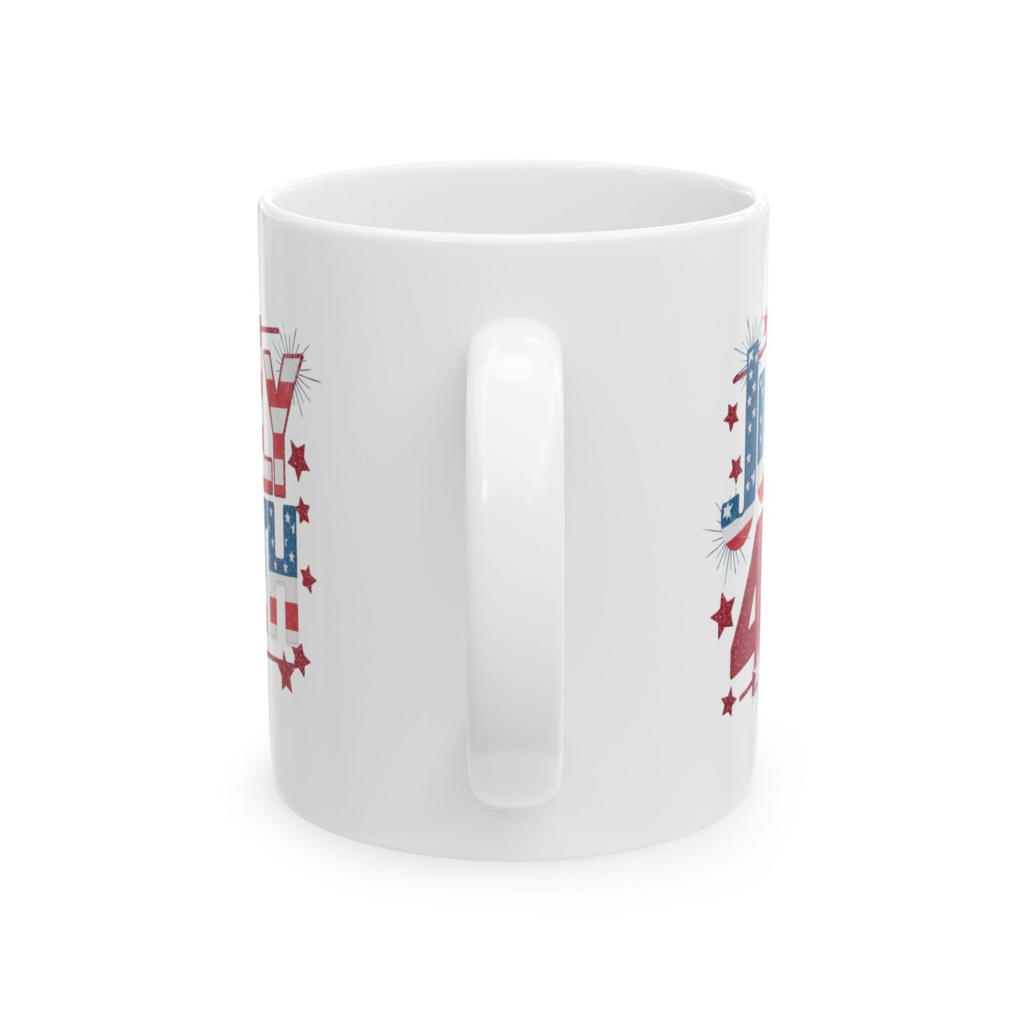July 4th Patriotic Coffee Mug – American Flag USA Independence Gift