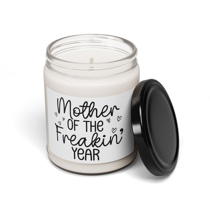 Mother of the Freakin' Year Candle – Funny Mom Gift, Mother's Day Present, Appreciation Gift for Supermom