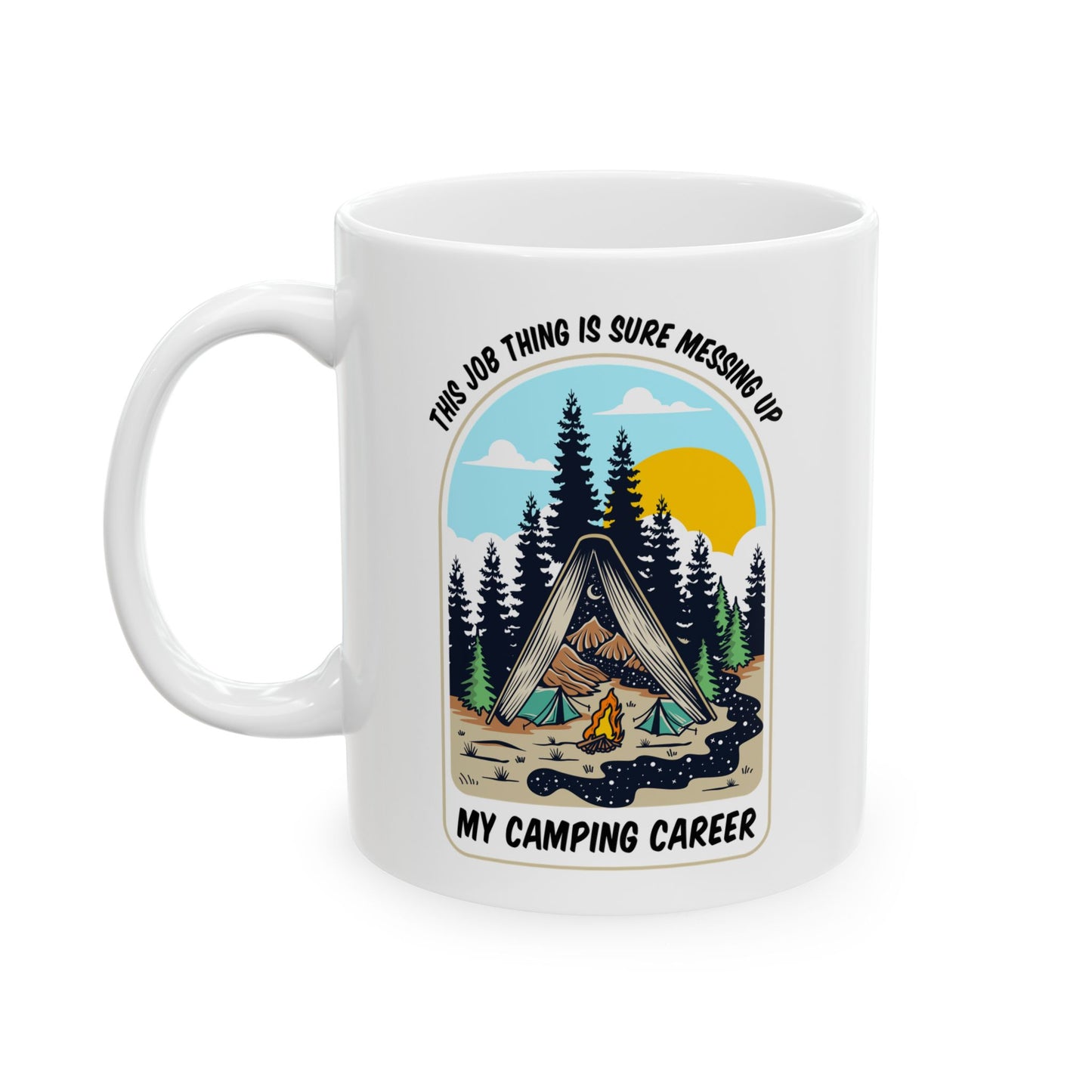 Adventure Awaits Ceramic Mug, (11oz, 15oz)