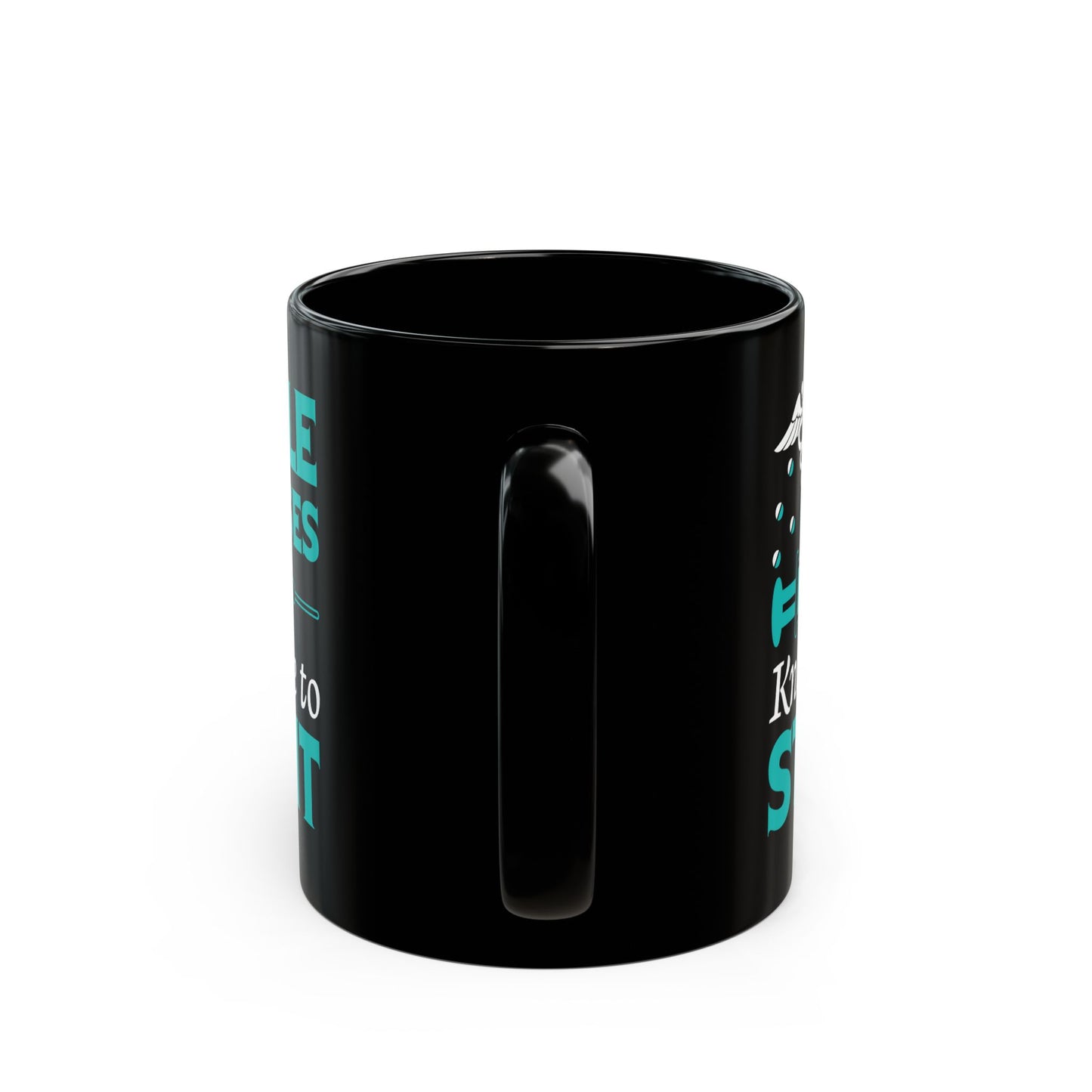 MALE NURSES Know Where 11oz & 15oz Black mug