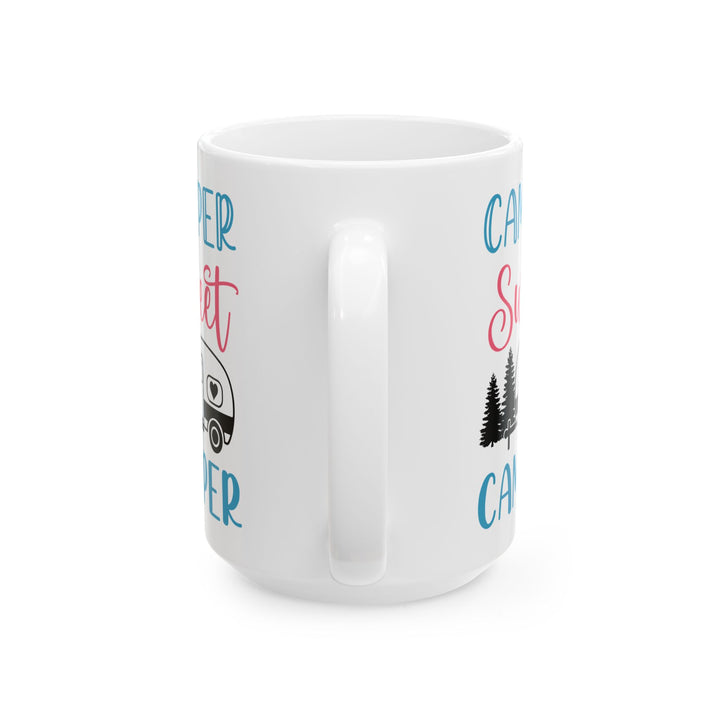Retro Camper Mug Design Ceramic Mug, (11oz, 15oz)