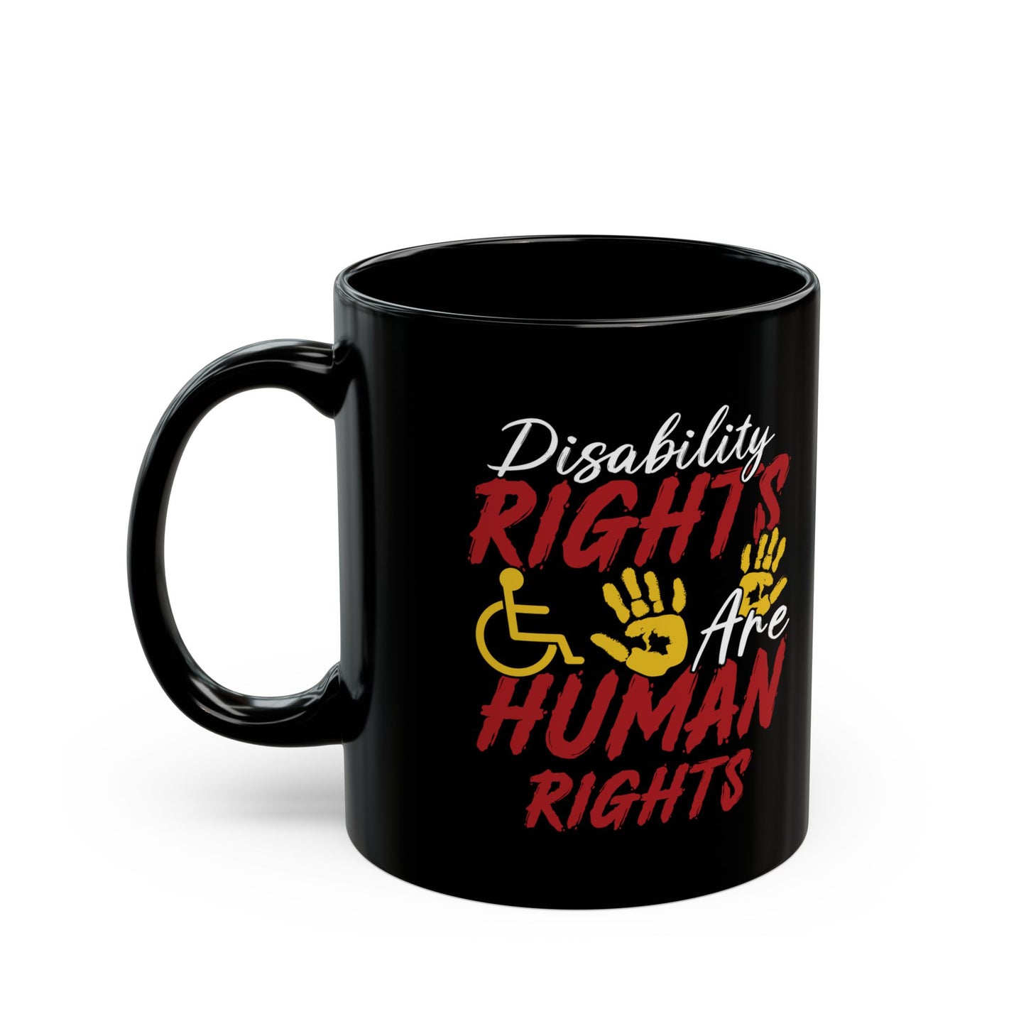 Empowering Gift for Disability Awareness, Inclusion, and Support – Black Ceramic Mug