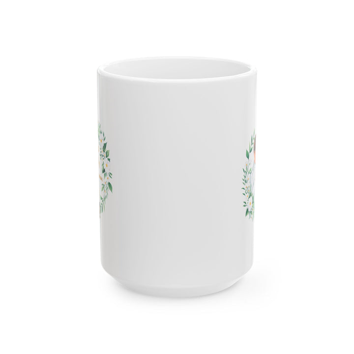 First Communion Boy White Mug – Holy Gift with Prayer Design
