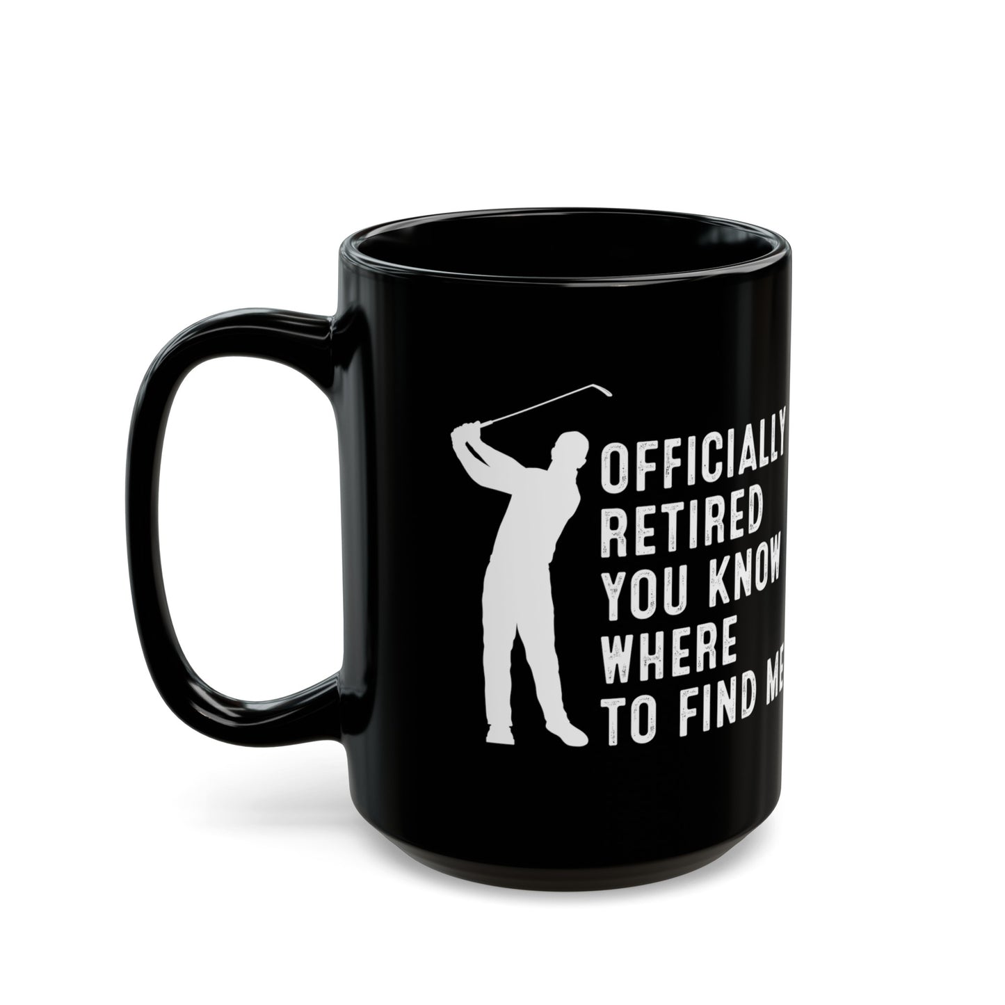 Officially Retired Golf Mug – Perfect Gift for Retirees