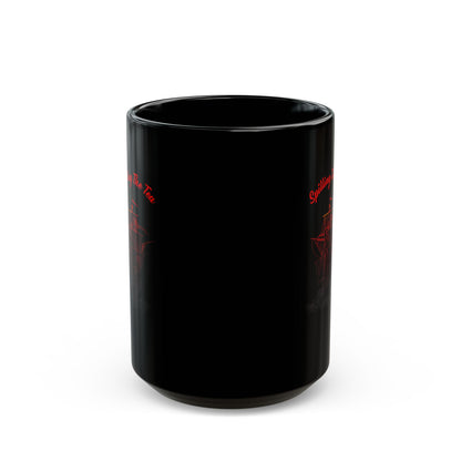 Spilling The Tea Since 1773 Mug – Funny Patriotic Black Ship Coffee Cup