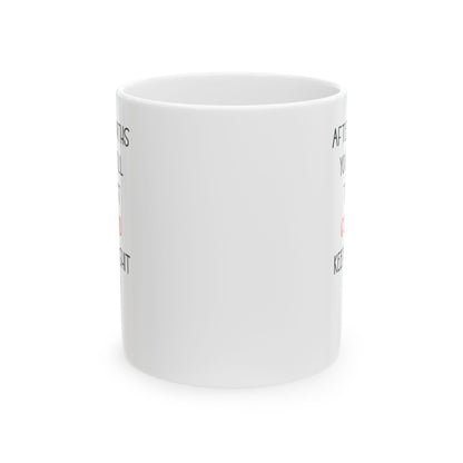 Funny 6 Month Anniversary Mug for Girlfriend – You're Still the Best Cute and Sarcastic Relationship Gift