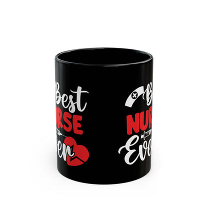 Best Nurse Ever Mug with Syringe and Heart – A Perfect Gift for Nurses