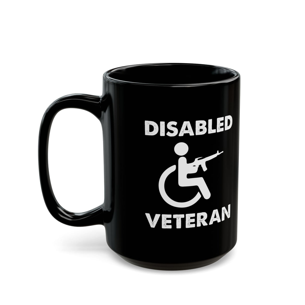 Funny Wheelchair Gun Design – Army, Navy, Air Force or Marine Vets