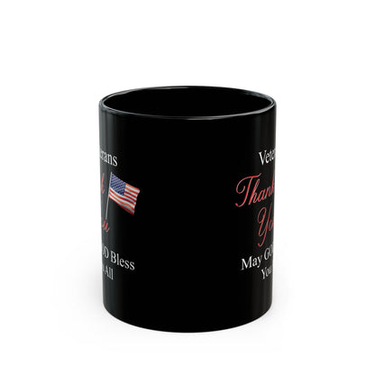 Thank you  Black Mug (11oz, 15oz)
