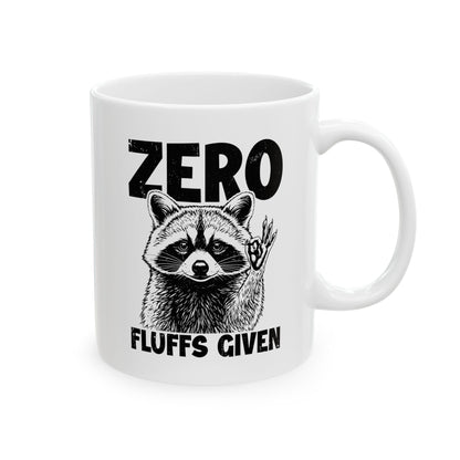 Zero Fluffs given White Mug