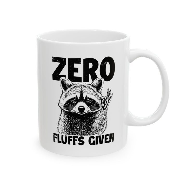 Zero Fluffs given White Mug