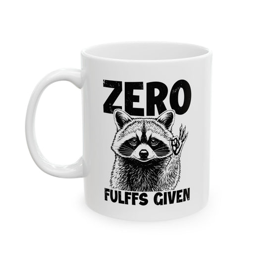 Zero Fulffs given White Mug, (11oz, 15oz)