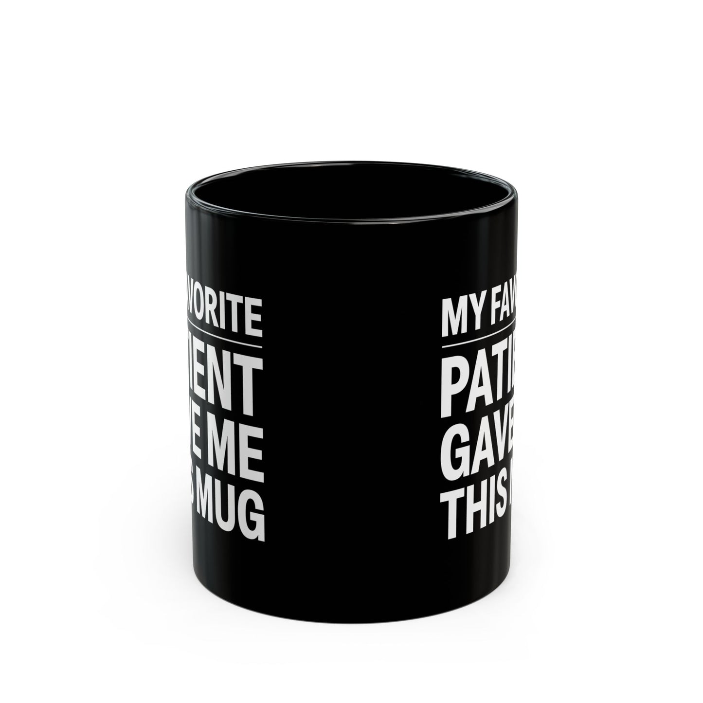 Funny Doctor Coffee Cup – Black Ceramic Gift for Nurses, Dentists, Physicians, Healthcare Workers