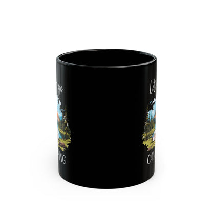 Scenic Camping Adventure Shirt  Ceramic Mug, (11oz, 15oz)