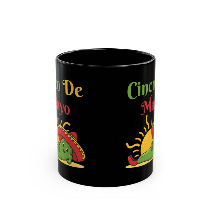 Cinco De Mayo Black Mug (11oz, 15oz)