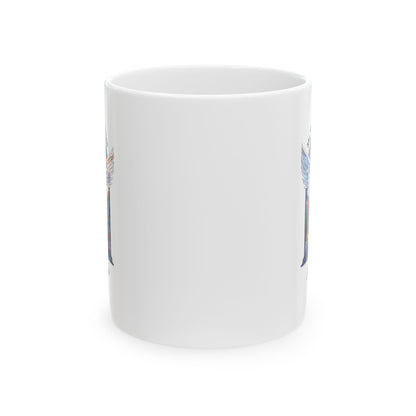 Black First Communion Mug – Personalized Gift for Girl