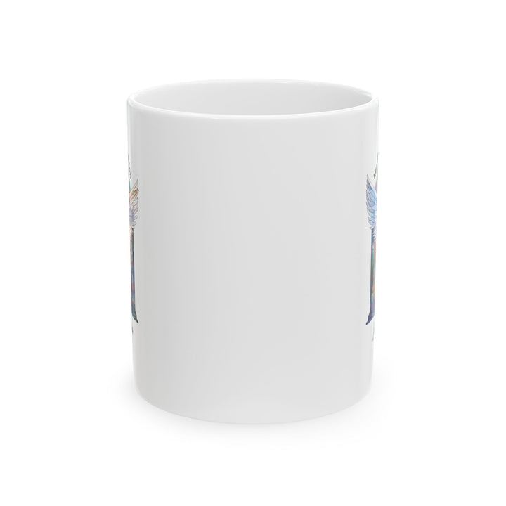Black First Communion Mug – Personalized Gift for Girl