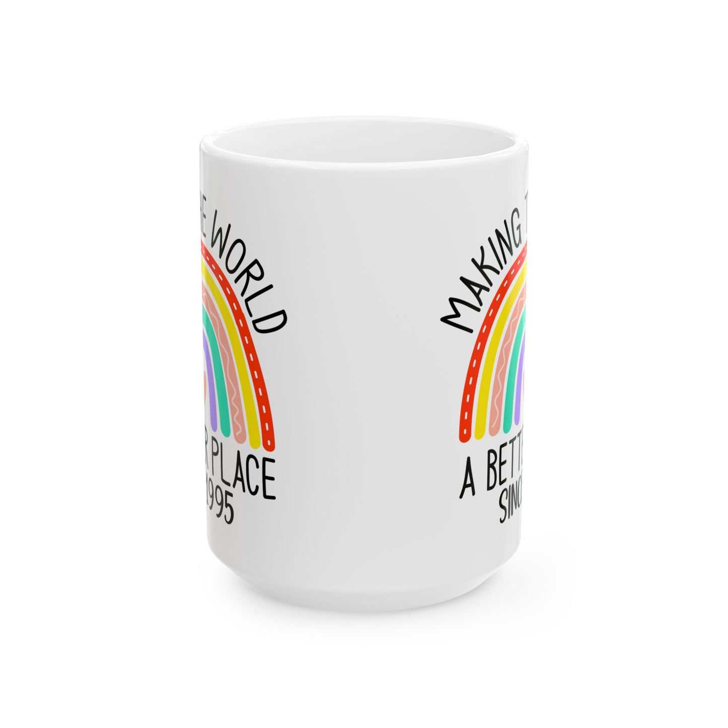 making the world 1995 Ceramic Mug, (11oz, 15oz)
