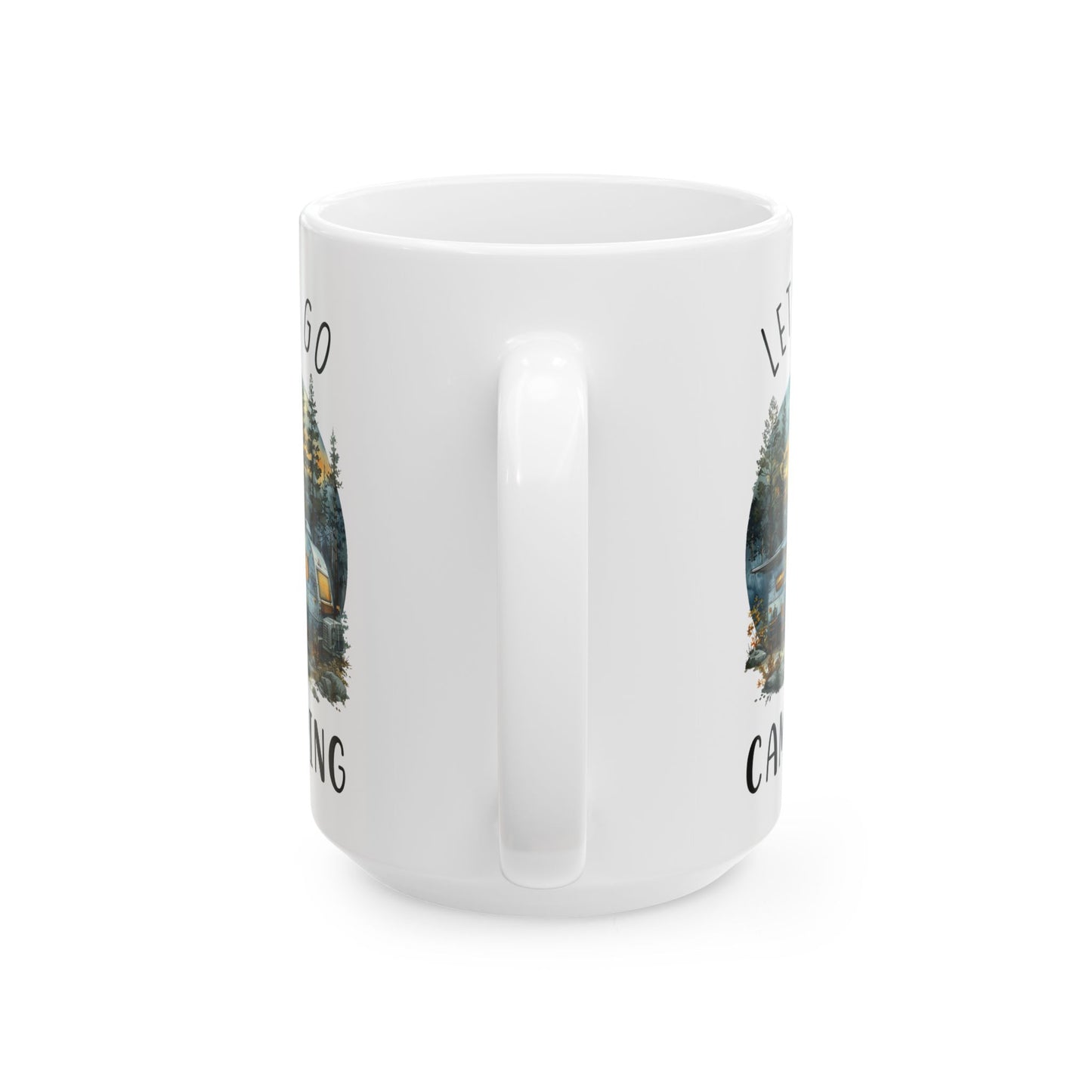 Vintage Camper Adventure Shirt Ceramic Mug, (11oz, 15oz)