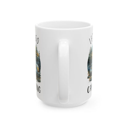 Vintage Camper Adventure Shirt Ceramic Mug, (11oz, 15oz)