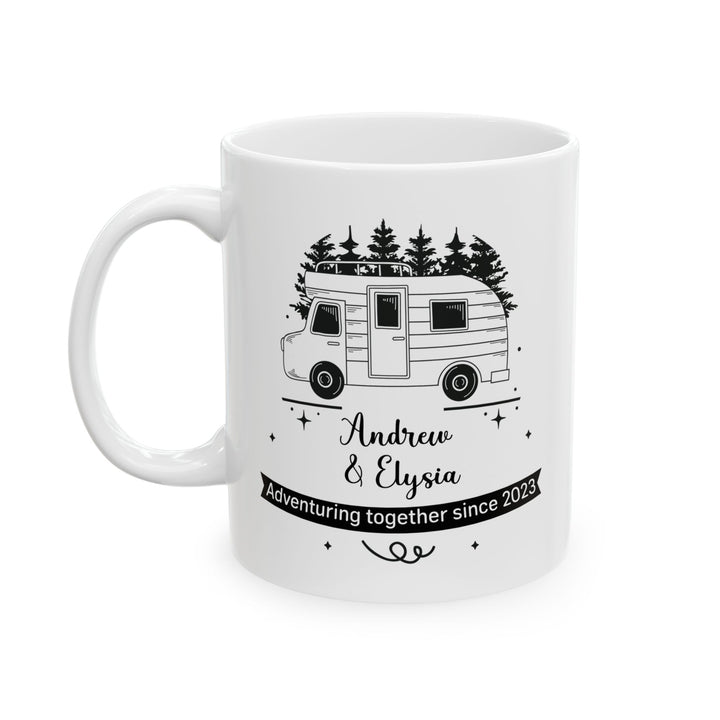 Adventuring Together Since 2023 Ceramic Mug, (11oz, 15oz)