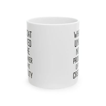 Funny White Ceramic Coffee Cup for Medical Students, Doctors, Residents – Med School Graduation Gift