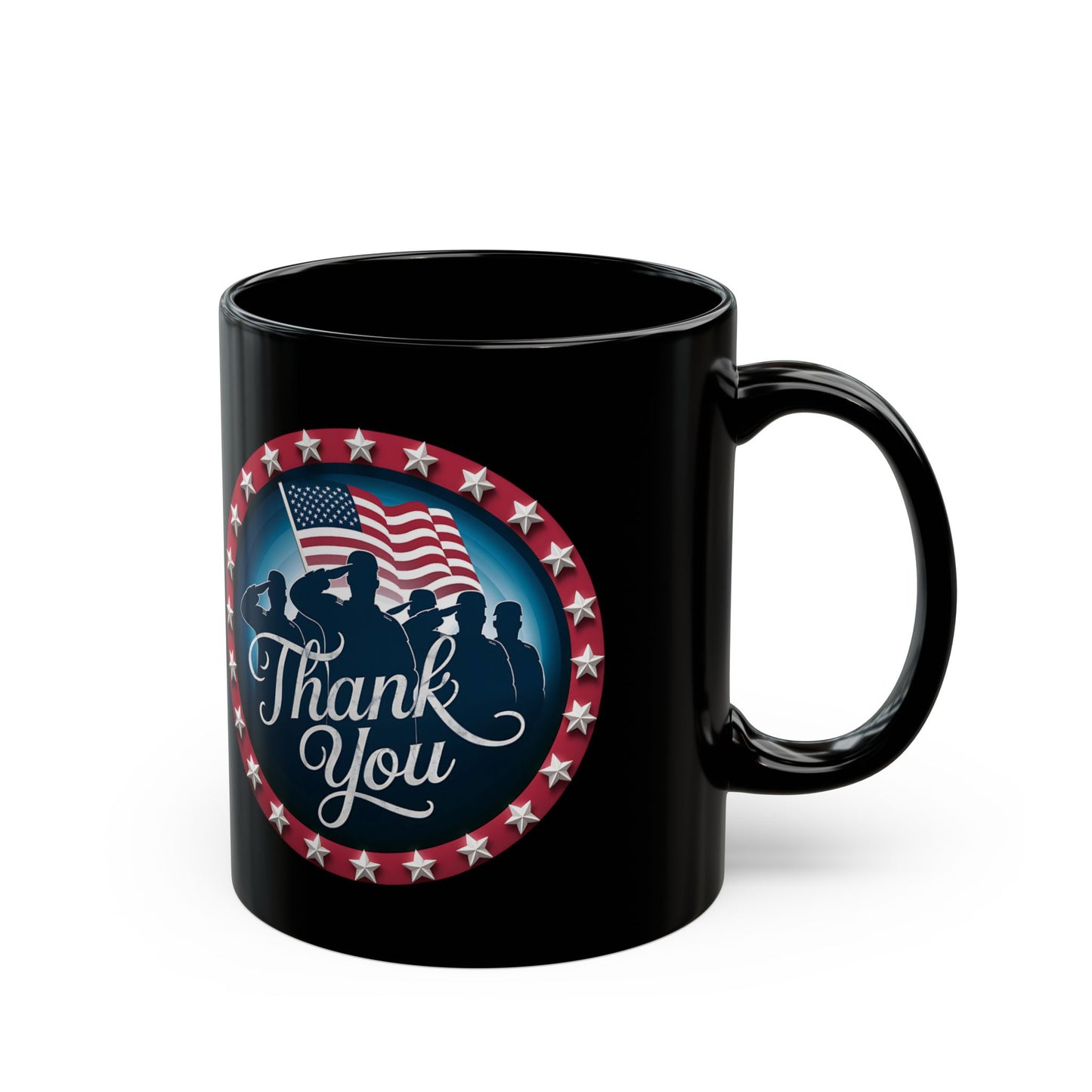 Thank You Black Mug (11oz, 15oz)