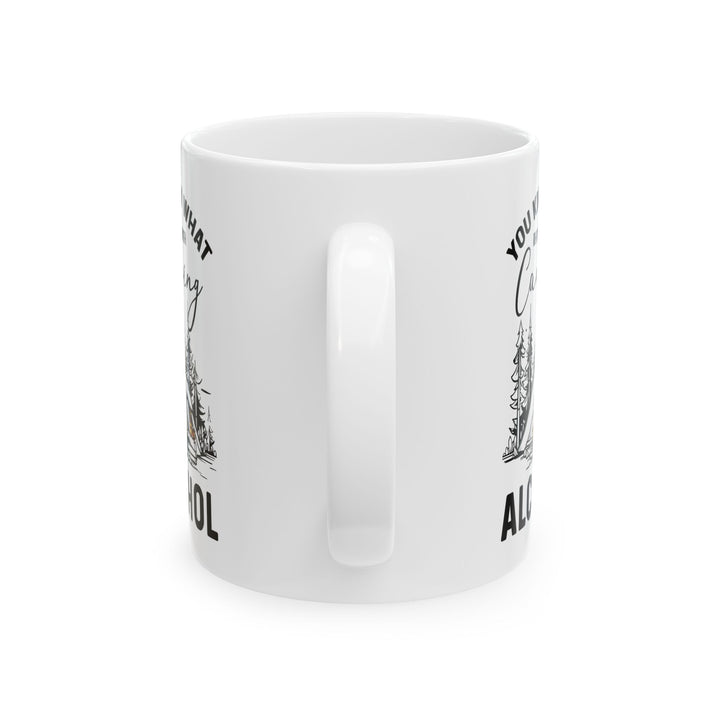 Campfire and Whiskey  Ceramic Mug, (11oz, 15oz)