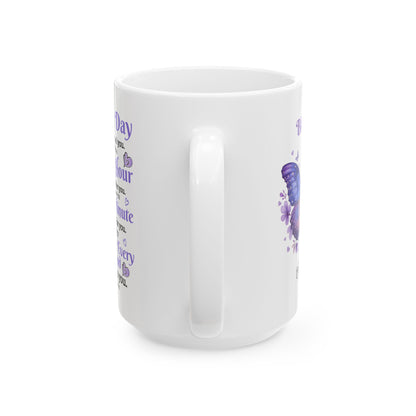 Every Day God thinks of you White Mug, (11oz, 15oz)
