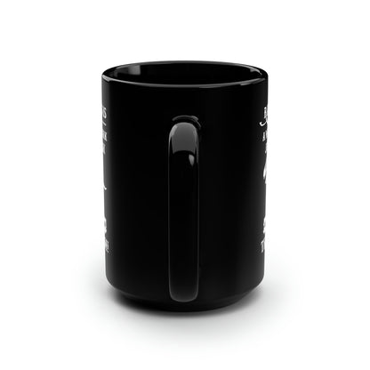 Raising Kids is a Walk in the Park Jurassic Park Thanks Mom! Black Mug
