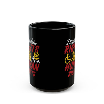 Empowering Gift for Disability Awareness, Inclusion, and Support – Black Ceramic Mug