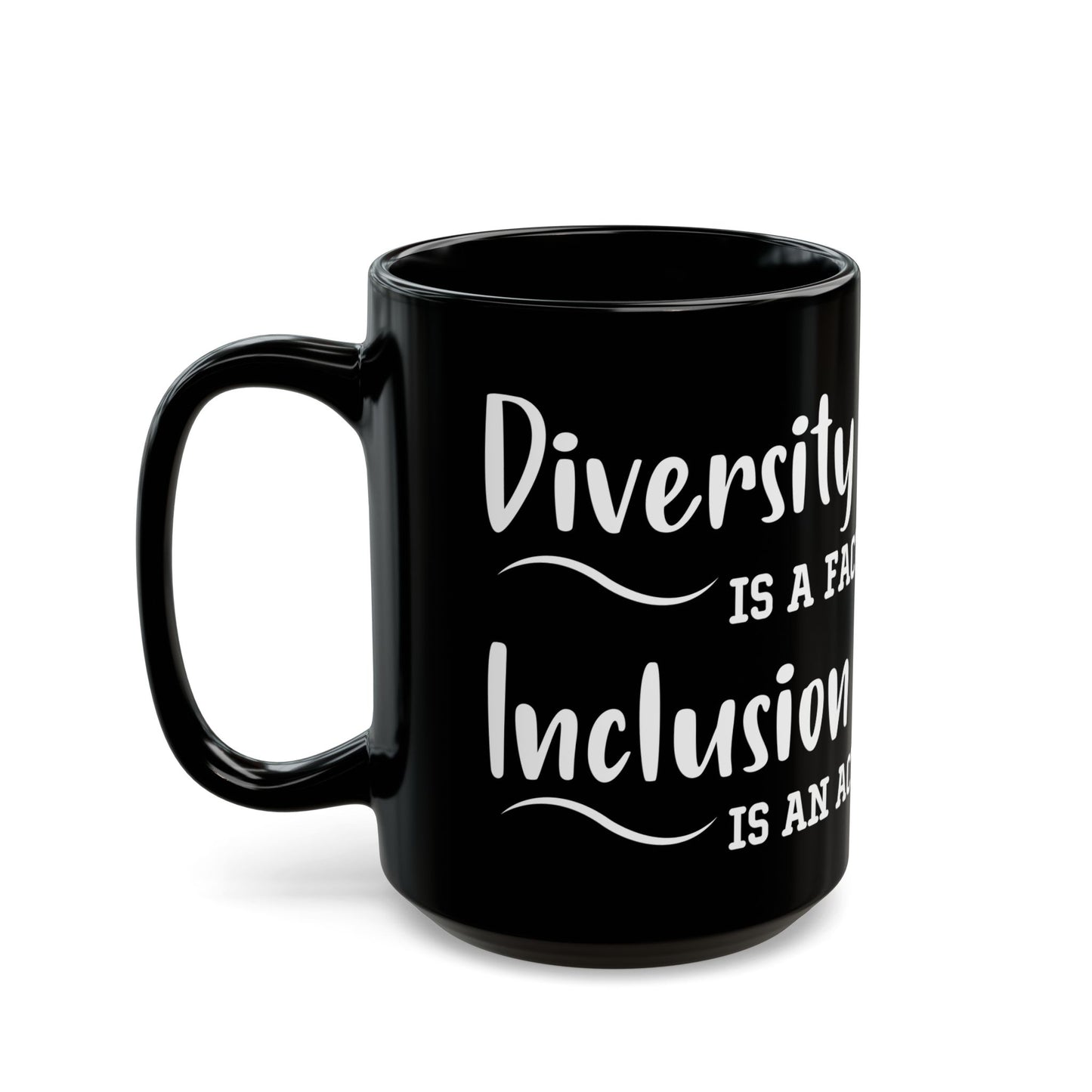 Driversity Is A Fact Black Mug (11oz, 15oz)